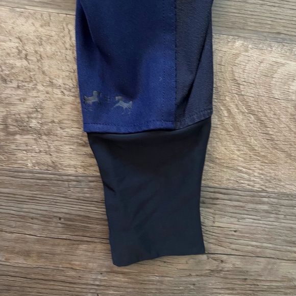 Equine Couture Blakely Knee Patch Breeches Contrast Saddle Stitch Horse Size 30 - Picture 3 of 9